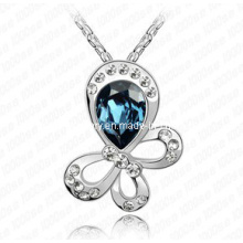 Glory Austrian Diamond Butterfly Anhänger Halskette (XJW12532)